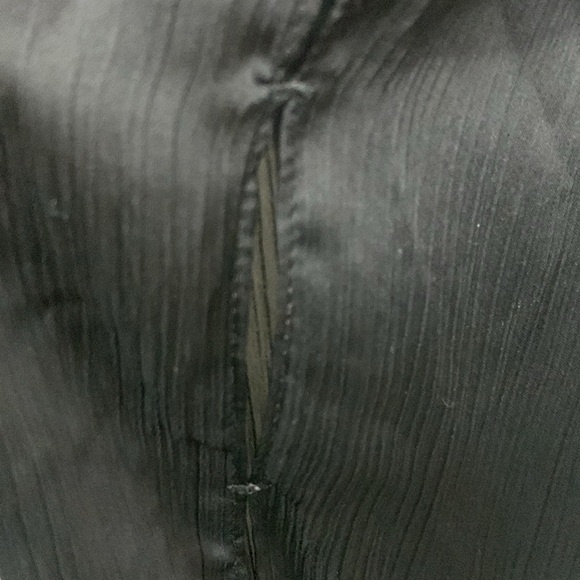 White House Black Market Embroidered Cut Out Sleeve Tie Waist Blouse Size XS - Picture 6 of 12